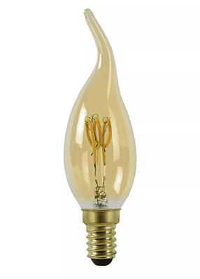 CT35 Amber Candle Filament E14