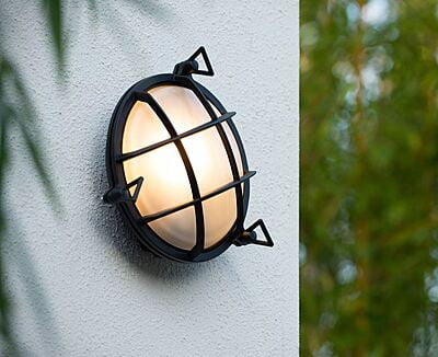 Magnus Round Outdoor Wall Light