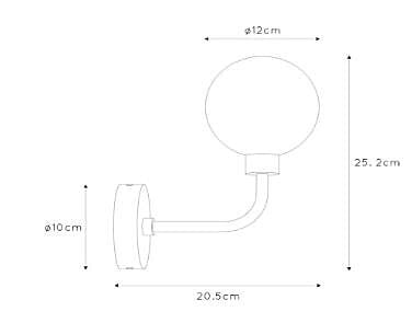 Monaco Wall Light