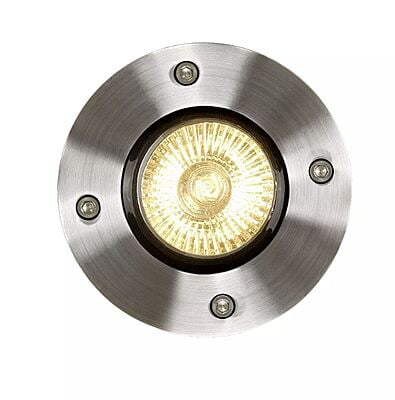 Satin Chrome Round Deck Light