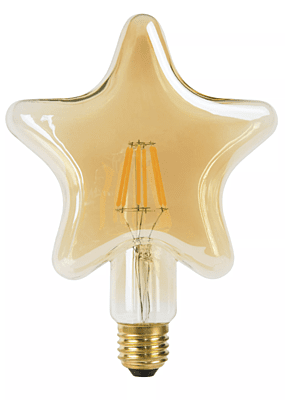 Amber Star Decorative Filament E27