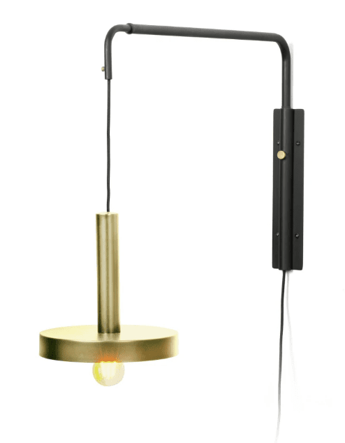 Satin Gold Wall Light